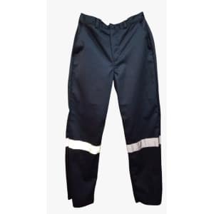 Pantalon Corte Recto Con Cinta Reflejante
